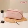 Bolsa de almacenamiento de viaje con diseño de almohada de órgano de celebridades de Internet, bolsa de tocador portátil de gran valor con colores vibrantes, bolsa de cosméticos de gran capacidad