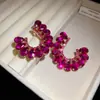 Pendientes de aguja de plata estilo coreano con colgantes de gota de agua tachonados de diamantes, diseño único, pendientes de nicho, lujo ligero, sensación de alta gama, venta al por mayor