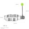 Acero Inoxidable Huevo Frito Juego de 10 Piezas Molde para Huevo Frito de Cocina Gadget Creativo de Múltiples Formas para Huevo Frito Carne Frita Maker de Panqueques