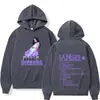 Sudadera con capucha para hombre y mujer de alta calidad, manga larga, moda casual, portada de álbum de la cantante Maria Bellesa 2025