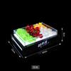 Placa de Frutas Acrílica Luminosa tipo Barra Prato de Frutas KTV Prato Bandeja Base Retangular LED para Frutas