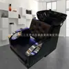 Lavabo de cerámica para cama de lavado, cama de champú de fibra de vidrio, accesorios de cama tailandesa, fábrica directa, cama de champú semiacostada, cama de lavado