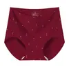 Calcinhas de Pele de Leite Outono e Inverno para Mulheres, Invisíveis Sem Costura para Yoga e Esportes, Cintura Média, Tanga com Triângulo de Entrepernas Estendida 10A