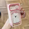 Adesivos 3D de Coala para Capa de Celular Apple 17PRO Capa Protetora Fofa Estilo Menina iPhone18