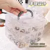 Caja de Almacenamiento de Joyería, Multicapa, Gran Capacidad, Organizador de Alta Gama Antioxidación para Pendientes, Aretes, Collares y Accesorios de Mano
