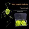 Pesca de carpa prateada e carpa cabeçuda multicolor carpa prateada fluorescente Isini anti-emaranhamento mina espacial gaiola de pesca de vara de mar carpa prateada e carpa cabeçuda anzol explosivo