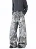 Ropa Masculina Acu 2026 Jeans con Estampado de Estrellas para Hombres y Mujeres Retro Americano High Street Modernos Pantalones Largos Casuales