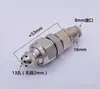 Boquilla de Soplado de Aire de Acero Inoxidable Punta Deflector Enfriamiento por Soplado Boquilla Ventilador Forma de Abanico Ranura Plana Conexión Rápida Cuchillo de Aire Pico de Pato