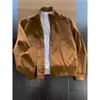 Chaqueta Piloto Retro Americana para Hombre, Estilo Minimalista Deportivo de Primavera y Otoño, Top Chaqueta Holgada Casual Cleanfit