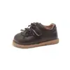 Zapatos de Cuero para Actuación de Niña 2026 Primavera Nuevos Estilo Coreano Zapatos de Princesa con Suela Suave para Niñas Zapatos Planos de Moda Infantil