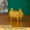 Quemador de Incienso de Latón, Pieza de Altar Cuadrada, Decoración de Oficina, Adoración en Casa, Regalo para Ceremonia de Apertura, Artesanía