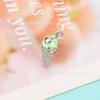 Bonito mini tridimensional cone liga gota pingente de óleo diy material artesanal brincos colar acessórios de jóias
