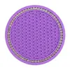 Portavasos para Coche Portabotellas Antideslizante Base Alfombrilla Gel de Sílice Impermeable Para Decoración Interior Accesorios de Estilo para Coche