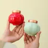 Estilo Marea Nacional Cerámica tamaño pequeño Latas de Té Linterna Mini Creativo Latas Selladas Polvo Fragante Latas de Almacenamiento Portátiles Latas de Embalaje