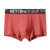 Ropa interior masculina sencilla de algodón puro, de marca de moda, con contraste de color, calzoncillos tipo bóxer para niños, de cintura media, holgados y cómodos, para jóvenes.