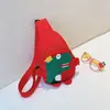 Bolsas Infantis Desenho Animado Fofo Dinossauro Pequeno Bolsa de Peito 2024 Primavera Nova Tendência Bolsas de Presente para Crianças Venda por Atacado