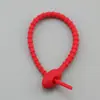 Cuerda de silicona brida de silicona cable de silicona extensible suave cordón para llavero material para colgante de bolsa de juguete de muñeca DIY