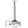 Eletricista de água 86 interruptor base escura martelo elétrico especial cabo quadrado furo furo artefato punção rápida de furo quadrado duro resistente ao desgaste