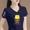 Tienda de Descuento de Marca Comercio Exterior Transfronterizo Camisetas de Manga Corta para Mujer, Tops para Mamá Tallas Grandes, Camisas Básicas para Mujeres de Mediana Edad y Mayores, Ropa para Mujer Tallas Grandes