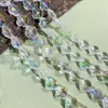 Venda Direta da Fábrica de Contas Soltas de Cristal Super Brilhantes de Trevo de Quatro Folhas Materiais para Miçangas de Pulseira e Colar DIY Feito à Mão Semi-Acabados