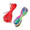 Pulsera de Cuerda Colorida para el Festival del Bote del Dragón Cuerda Roja Trenzada Pulsera DIY Hecha a Mano Popular Cuerda para el Cabello Trenzada Estilo Degradado Hilo Rojo Colorido