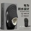 Pantuflas de Algodón Impermeables con Cierre Trasero para Hombre Invierno 2026 Nuevo Estilo para Uso en Casa Calidez de Felpa Plus Se Pueden Usar Afuera Antideslizantes Talla Grande Zapatos de Algodón para Hombre
