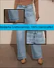Bolso frontal em formato de escudo, transfronteiriço e de alta elasticidade, calça casual de perna reta
