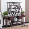 Bo Gu Jia de madera maciza (estante de exhibición antiguo) Nuevo Duobao Ge de estilo chino (gabinete de múltiples tesoros) Vitrina para juego de té Adornos Estante de almacenamiento con divisiones Minimalista moderno Gabinete de vino