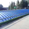 Tapa de Piscina de Aguas Residuales de Fibra de Vidrio, Sellado y Aislamiento de Aguas Residuales, Recolección de Gases de Escape, Tapa Arqueada, Canaleta de Drenaje, Tapa de Piscina a Prueba de Olores