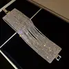 Pulsera extensible de circón gota de agua, estilo nicho, lujo ligero, sensación de alta gama, diseño simple y versátil para el uso diario