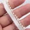 Explosões de ponto feitas à mão laço frisado 3 + 5mm tamanho pérola fita vestuário borda DIY roupas chinesas acessórios cheongsam