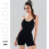 Mono de una pieza para mujer que se puede usar en exteriores, con tirantes de color contrastante, diseño de espalda cruzada, secado rápido, sin mangas, realza glúteos, adecuado para deportes, fitness y yoga