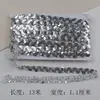 Encaje Trenzado con Borde en S de Lentejuelas Ropa Hecha a Mano Ropa para Muñecas Cuello Costura Láser Accesorios DIY Borde Ondulado