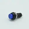 Interruptor de botón pulsador circular pequeño PBS-11B de rearme automática, botón no bloqueante de 12 MM