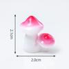 Simulación Flammulina velutipes Pleurotus eryngii Juego de Comer Champiñón DIY Decoraciones Accesorios de Bolsa Ciega Mini Coche Escritorio Pequeños Adornos