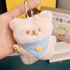 Bufanda Colgante de Muñeco de Oso Auto-Burlón Regalo Pequeño Muñeco Súper Lindo Juguete de Peluche Muñeco Colgante para Mochila Escolar naganno