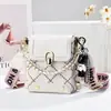 Mini Bolsa Quadrada Pequena Verão Novo Estilo Bolsa Estilo Coreano Simples Moda Versátil Ombro Único Transversal Tendência Bolsa de Celular Bolsa Feminina Bolsa Feminina