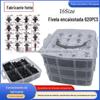 620PCs fivela in a box 16 tipos de kit de reparo de para-choques de carro fixadores de expansão fivela de clipe de parafuso de expansão