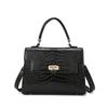 Bolsas de Mão Femininas Estilo Ocidental, Textura de Pedra de Alta Qualidade, Bolsas Femininas Modernas e Versáteis para Trabalho e Deslocamento, Bolsas Transversais de Ombro