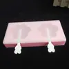 Nuevo Estilo Alimentos Silicona Verano Bebidas Frías Variedad de Fantásticos Helados Molde de Hielo Paleta de Hielo Molde para Helado con Tapa de Silicona Integrada