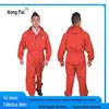 Macacão de trabalho antiestático da marca Hongjing, modelo LTF-01, para produção de cartões de fio, cor laranja, vestimenta para trabalho petroquímico