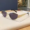 Gg Nuevo Metal Retro Ojo de Gato Versátil Fiesta Tendencia Gafas de Sol Moda Europea y Americana Fotografía Callejera Protector Solar Gafas de Sol Transfronterizo
