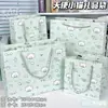 Bolsa de Regalo de Tarjeta Blanca Colección Ins Dibujos Animados Cartón Blanco de Alto Valor Engrosado Gran Capacidad Bolso de Mano para Regalo de Cumpleaños