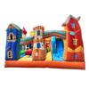 Castillo Inflable Grande Travieso, Combinación de Laberinto y Tobogán, PVC Suave Acolchado Anticolisión, Instalación Incluida para Pedidos Superiores a 20 Piezas