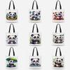 Amazon Transfronterizo Bolsa de Lona de Panda de Dibujos Animados Nueva y Linda Bolso de Mano para Estudiante y Trabajador de Oficina Bolsa de Viaje al Trabajo Al por Mayor