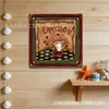 Panel de decoración de pared cuadrado retro creativo hecho a medida para bar restaurante pintura en placa de hojalata tablero de hojalata 20 30 cm