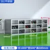 Gabinete de Zapatos de Acero Inoxidable Aoyu con Puerta para Taller Libre de Polvo, Banco para Cambiar Zapatos para Laboratorio de Purificación, Gabinete de Cambio de Zapatos de una o Doble Cara