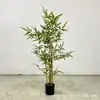 Planta de Bambu Artificial Rica em Bambu em Vaso Estilo Nórdico para Interior Bambu Artificial Ornamentos Decorativos Grandes para Sala de Estar Planta Falsa