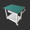 Banco de Trabajo Móvil Antiestático para Taller con Ruedas, Carro Empujado a Mano, Mesa de Operación, Mesa de Mantenimiento, Carrito de Volteo