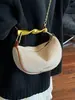 Yuezi 2026 Moda Verão Nova Bolsa Transversal de Ombro Único Design Versátil Bolsa de Axila Bolsa de Mão Formato Bolinho